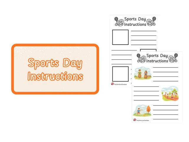 Writing Sports Day Instructions