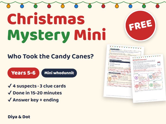 FREE Christmas Whodunnit Mini KS2