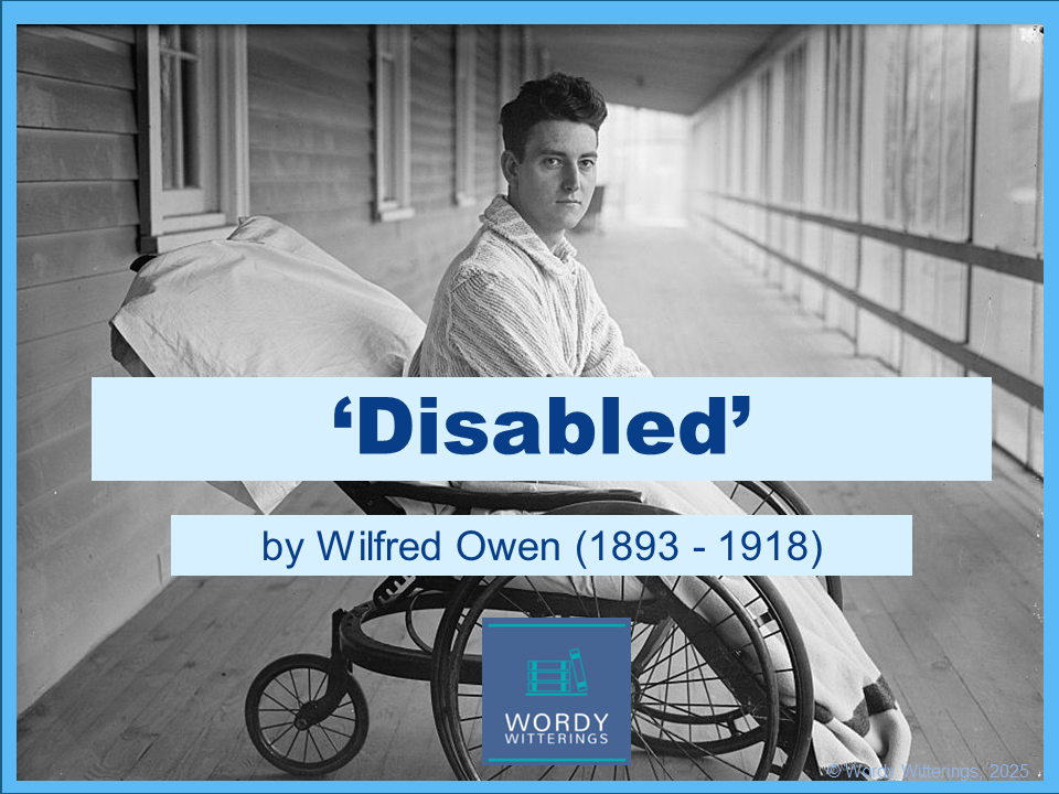 'Disabled' by Wilfred Owen