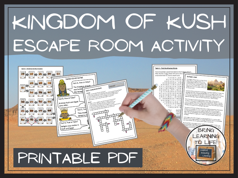 Kingdom of Kush Escape Room Activity