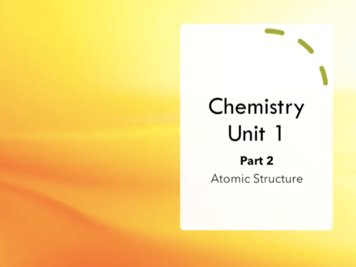 GCSE AQA Chemistry Revision Video Unit 1 - PART 2/3