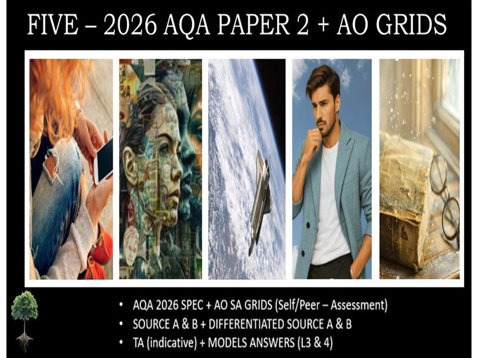 FIVE - AQA PAPER 2 | 2026 FULL MOCKS | AO GRIDS