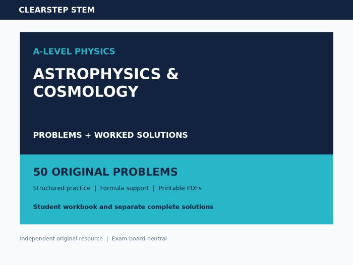 A Level Physics Astrophysics Solutions