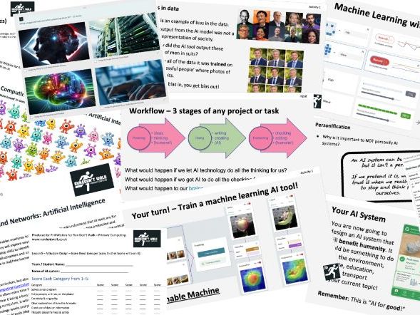 Artificial Intelligence - 5 Lesson Unit for year 5/6