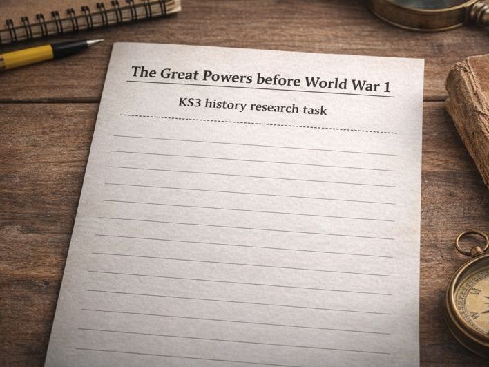 The Great Powers before World War One: KS3 History