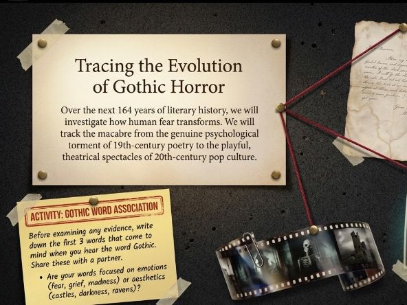 Gothic Horror Multi-Modal Unit | Poetry, Song & Film | Years 7-8 | 6-Week
