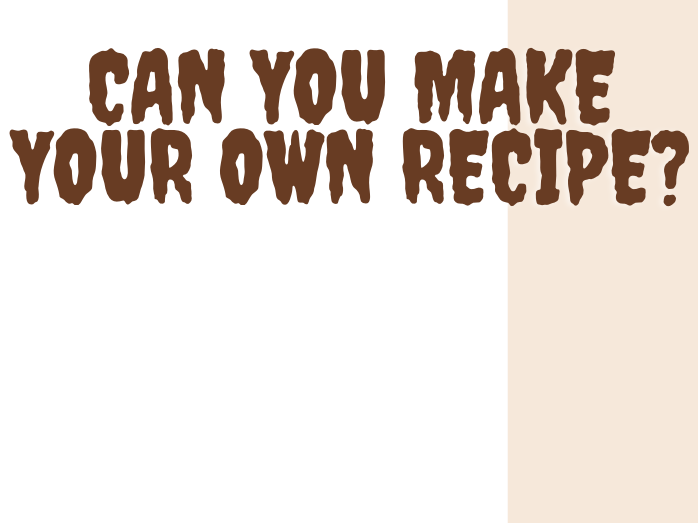 Messy Kitchen Recipes EYFS
