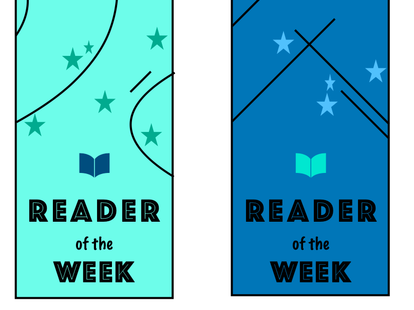 Reader of the Week - bookmark award