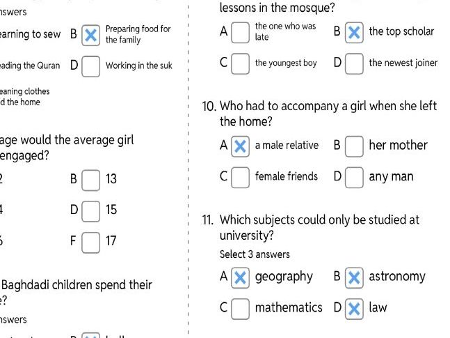 The Golden Age of Baghdad - A Child's Life (Girl and Boy)