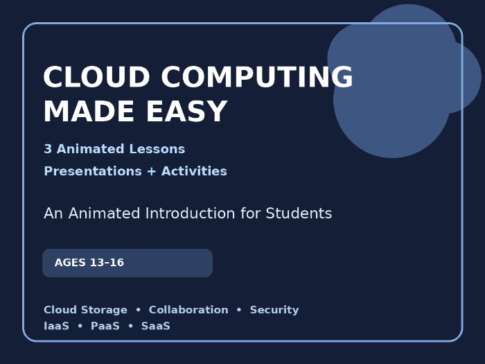 Cloud Computing Made Easy - 3 Lessons
