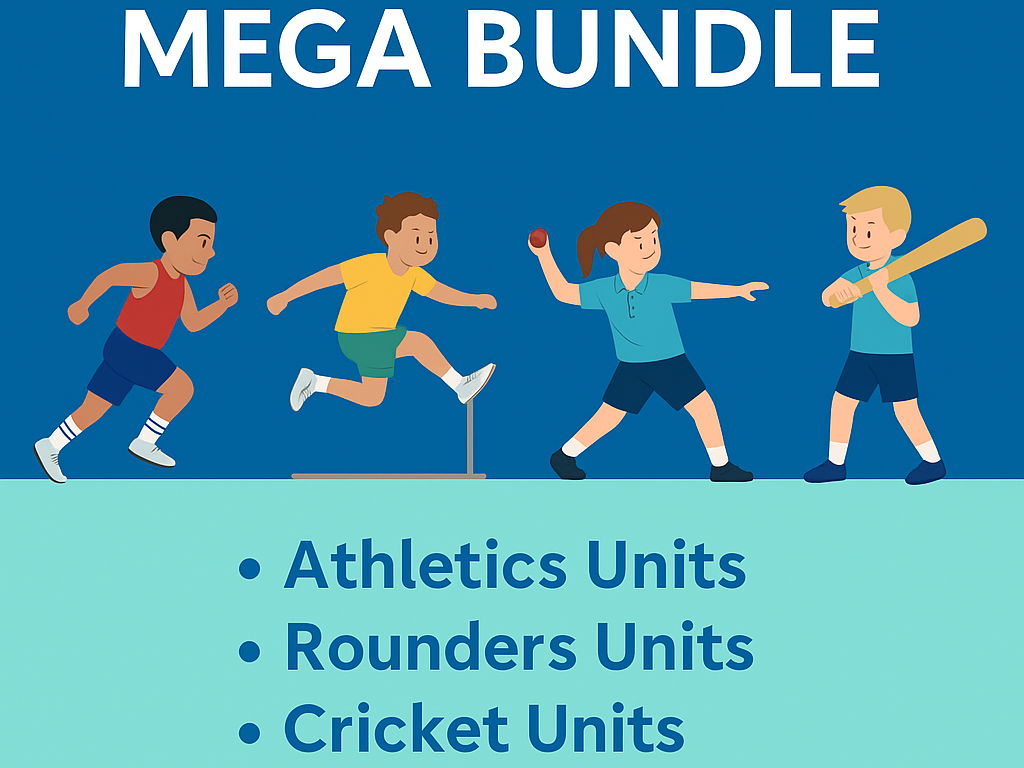 KS2 Athletics, Cricket & Rounders Complete  Bundle