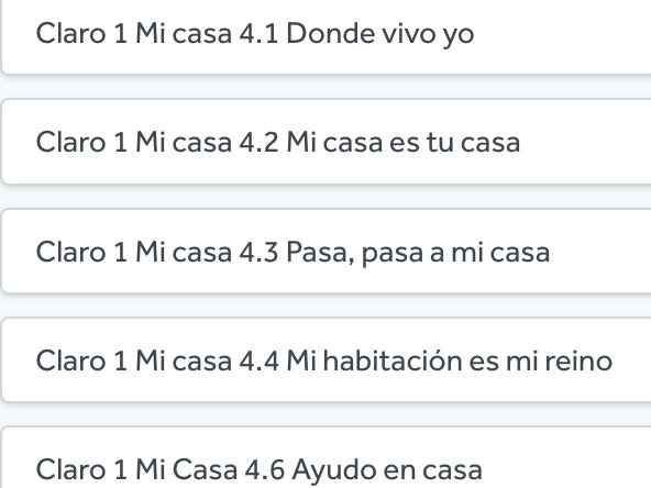 Claro 1 Mi Casa Unit Bundle 4.1, 4.2, 4.3, 4.4, 4.6