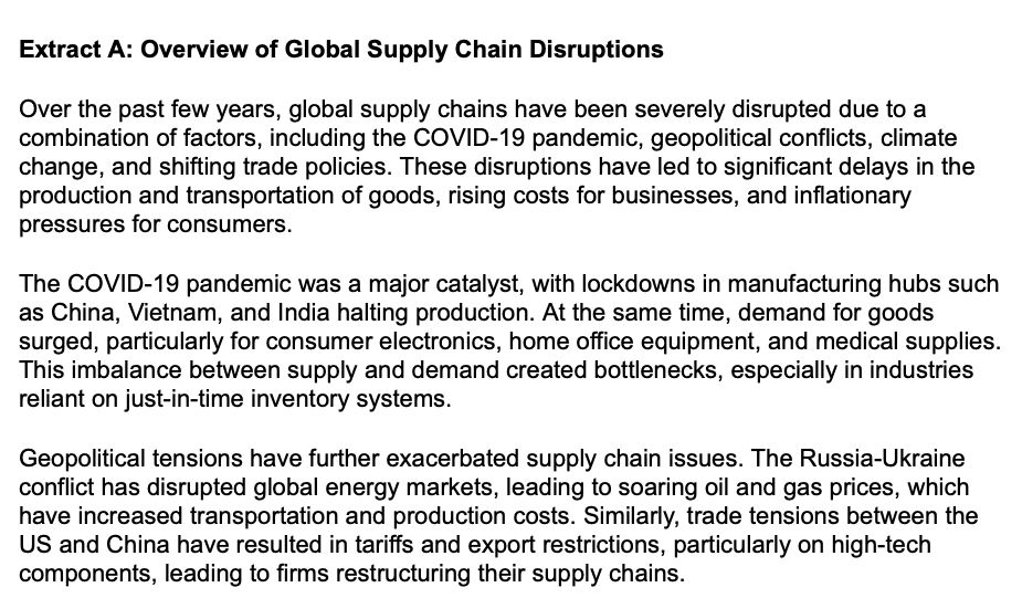 A Level Economics Y13 Mock Exam Pack 1 - COMPLETE SET
