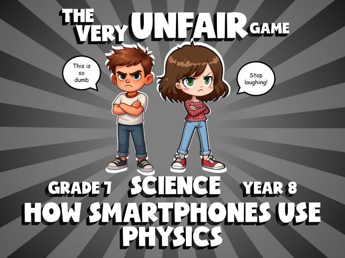 How Smartphones Use Physics VERY UNFAIR GAME | No-Prep Year 8 Science Review Activity