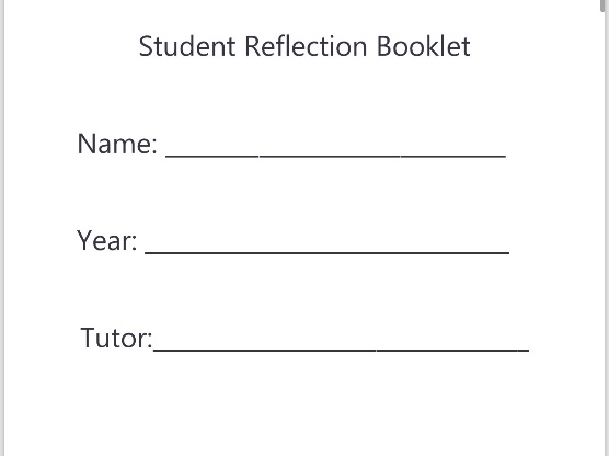 Student Reflection Booklet