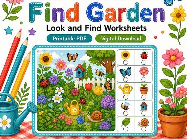 Look And Find Garden