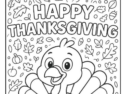 Thanksgiving Colouring sheet