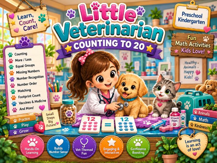 Veterinarian Counting to 20 | Preschool & Kindergarten