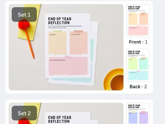 End of Year Reflection