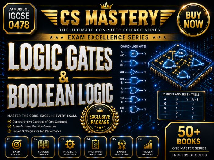 Cambridge IGCSE 0478 Logic Gates & Boolean Logic | Exam Excellence Series