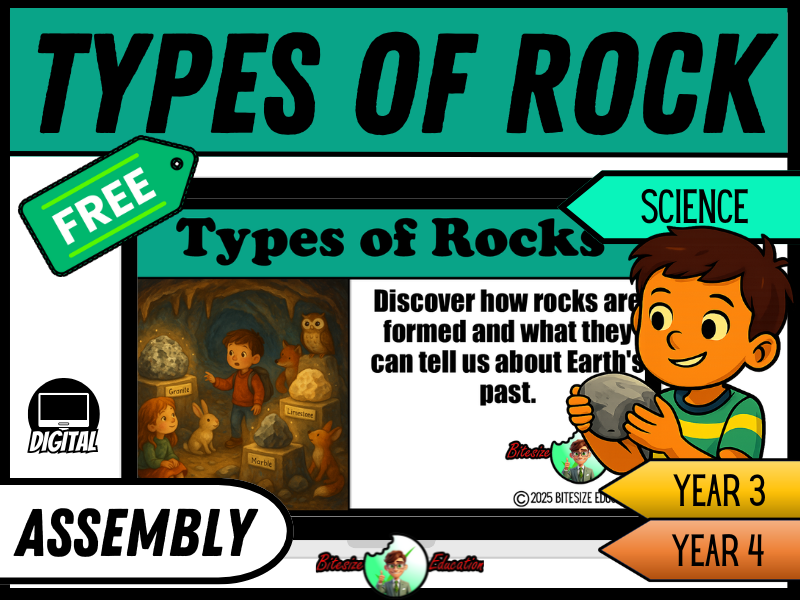 Types of Rocks | Science Assembly | Year 3/4