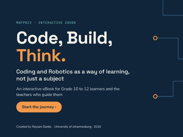 Code, Build, Think: Coding & Robotics E-book and Teacher Guide (Gr 10–12)