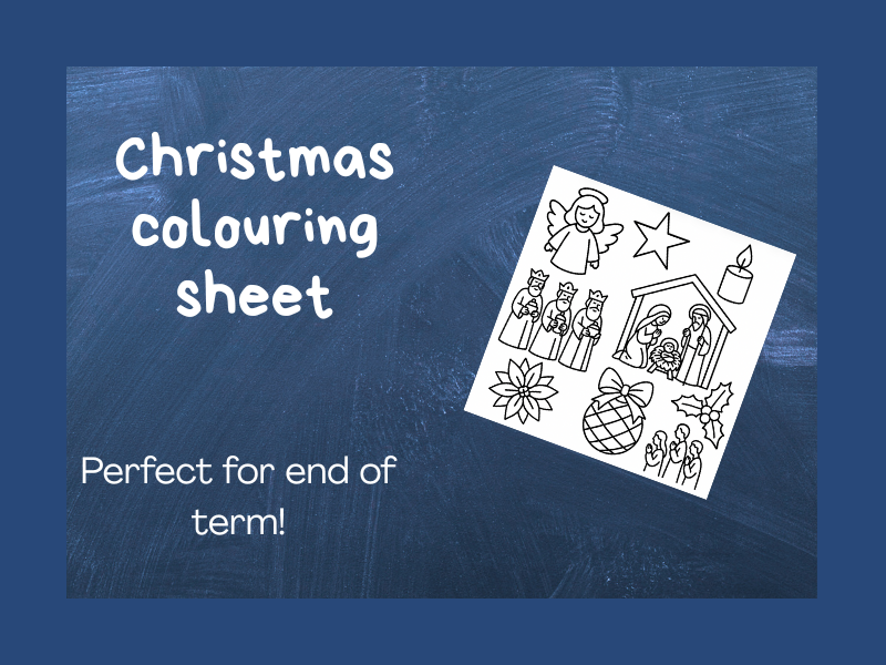 Christmas Colouring Sheet - Free!
