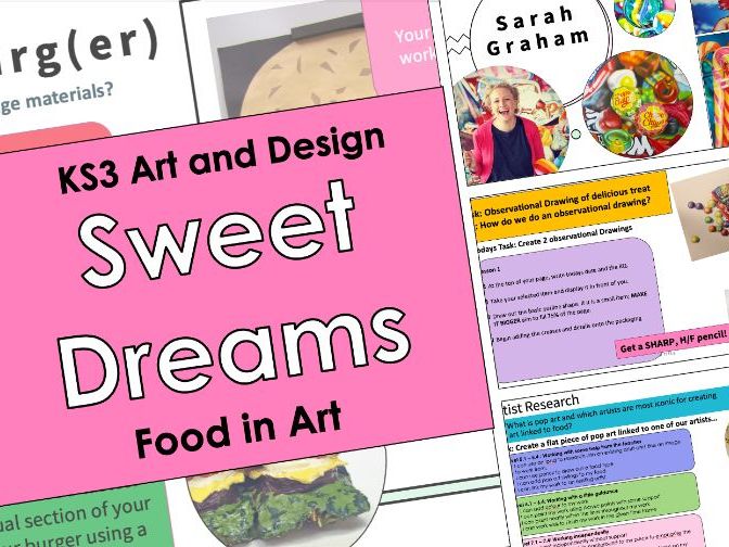 Sweet Dreams – Food in Art Project | KS3 Art & Design (14-16 Weeks)