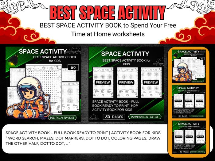 Best space activity book for kids school and classroom winter time