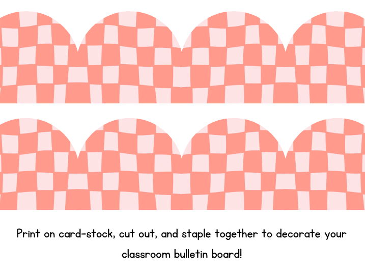 Scallop style borders