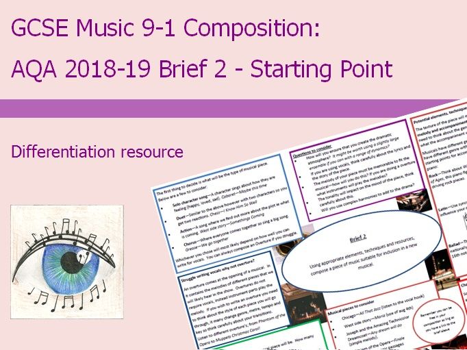 Music GCSE 9-1 Composition: 2018-2019 Brief 2 Starting Point