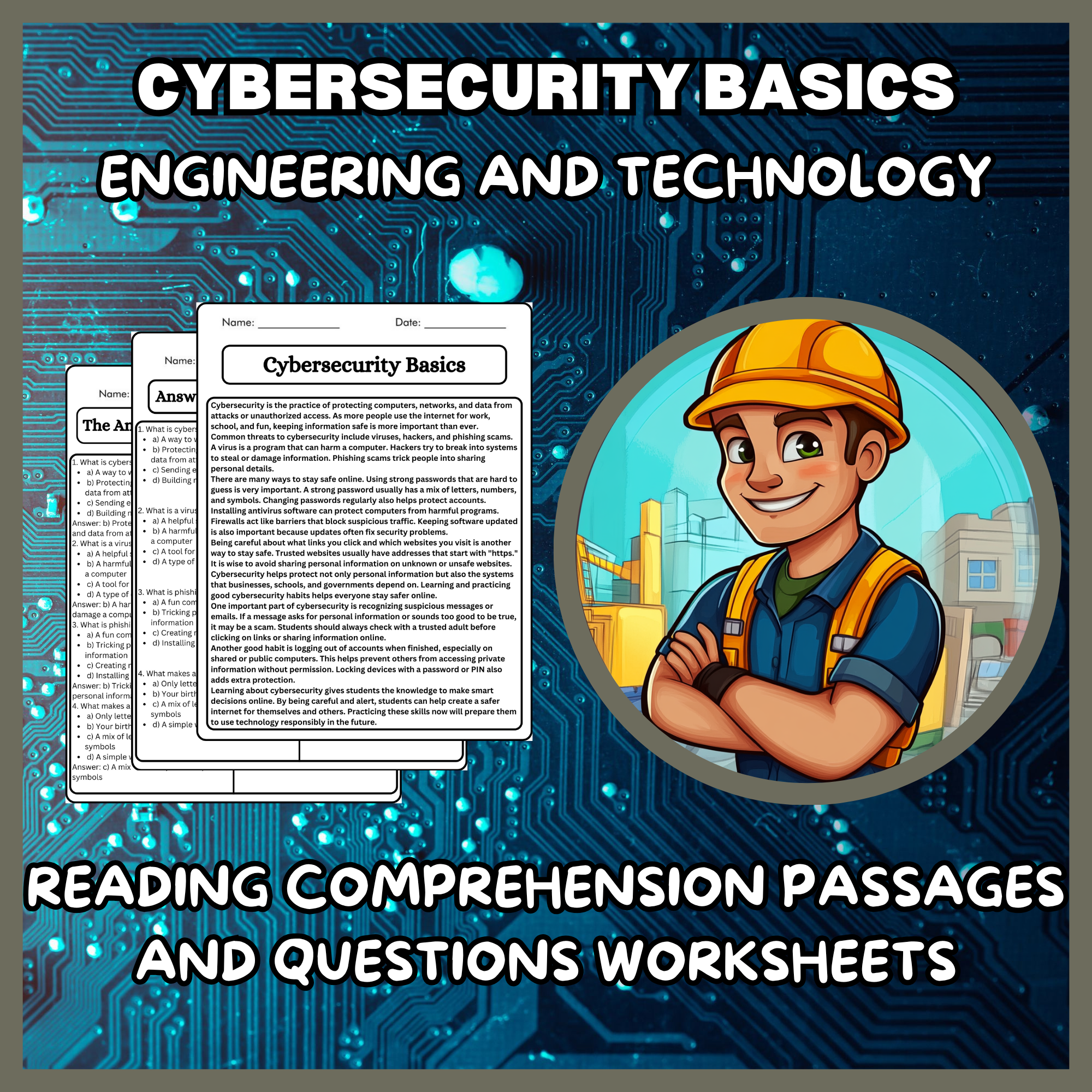 Cybersecurity Basics - Engineering and Technology Reading Comprehension ...