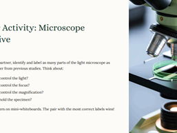AS Level Biology - The Microscope in cell studies