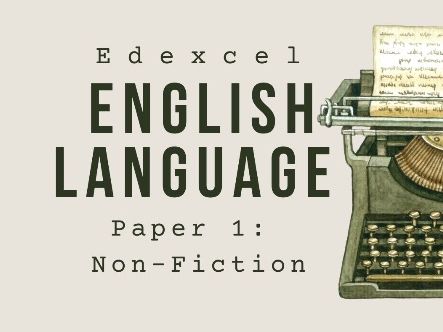 Edexcel GCSE English Language Paper 1 Walk Through Mock Exam Level 6 Level 9 Exemplars