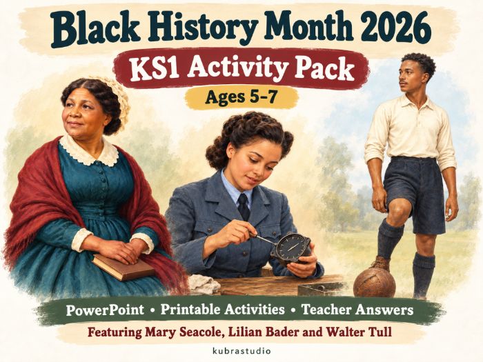 Black History Month 2026 KS1 Activity Pack