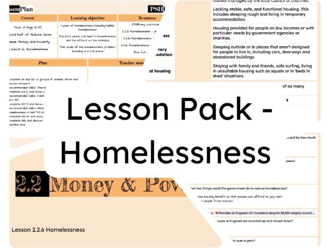 2.2.6 Homelessness Lesson Pack
