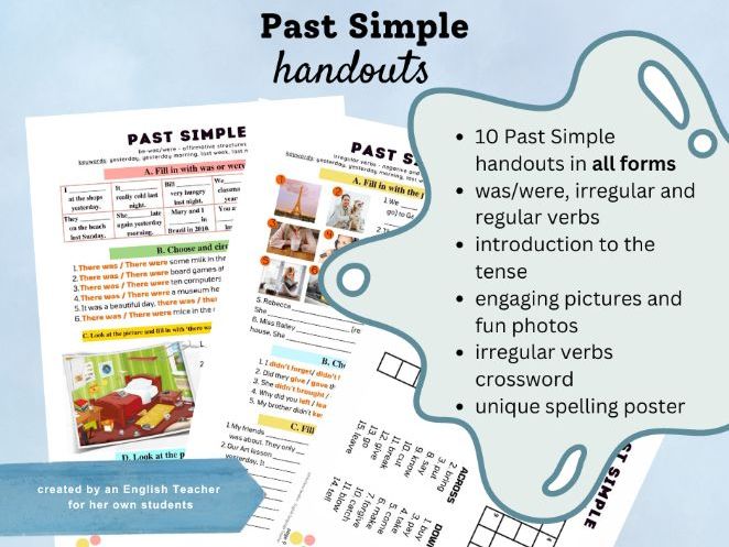 The Ultimate Past Simple Bundle: Handouts, Activities & More!