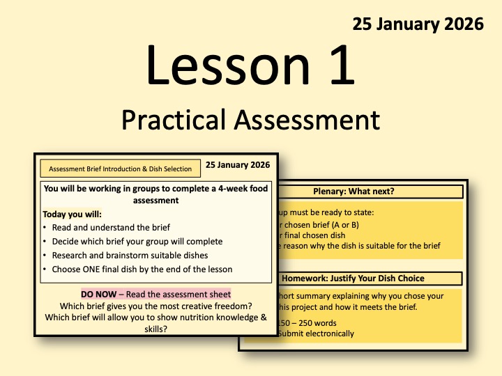 Year 9 Food Technology: Creating a 60-Minute Practical Time Plan
