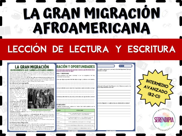 La Gran Migración Lectura | Great Migration SPANISH Reading Comprehension Activities Black History