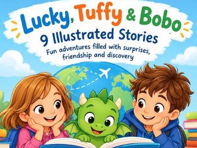 LUCKY, TUFFY AND BOBO- 9 ILLUSTRATED STORIES