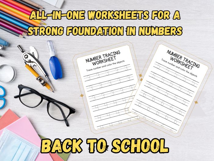 The Ultimate Number Practice Pack: Trace, Count & Color (1-10)