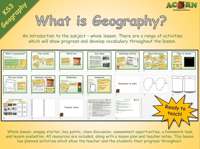 Geography - What is Geography?