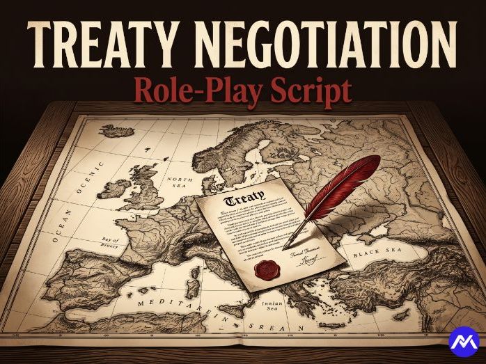 Year 9 History: The Treaty of Versailles Role-Play Script