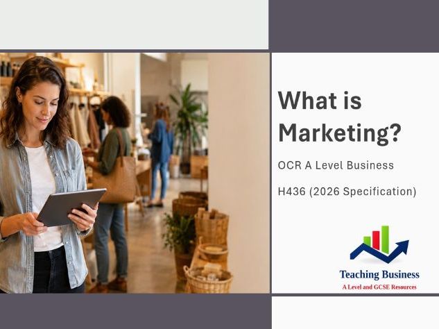 What is Marketing? | OCR H436 A Level Business