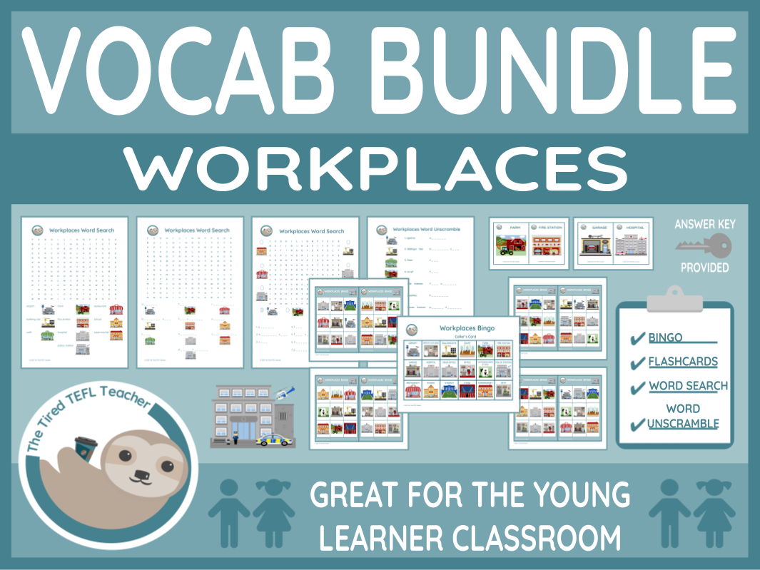 ESL Workplaces Vocabulary Bundle