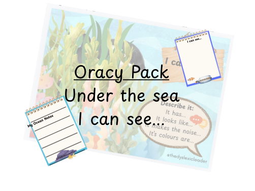 Oracy - Under the sea I see...