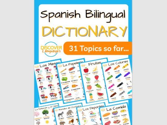 Spanish/English Bilingual Picture Dictionary Diccionario ilustrado en español