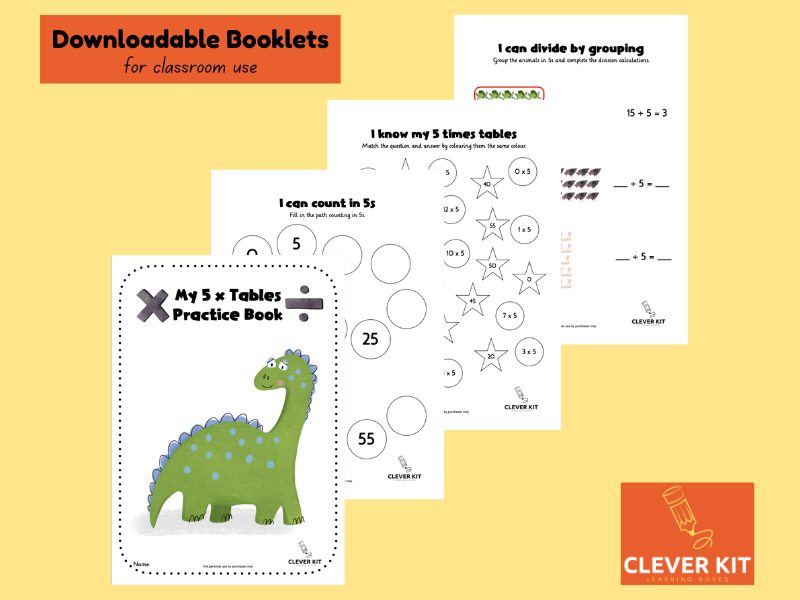 5 Times Tables Activity Booklet