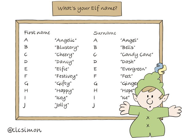 What's your elf name? (Python)