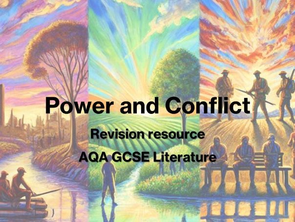 Revision booklet for Weir's Poppies AQA Literature
